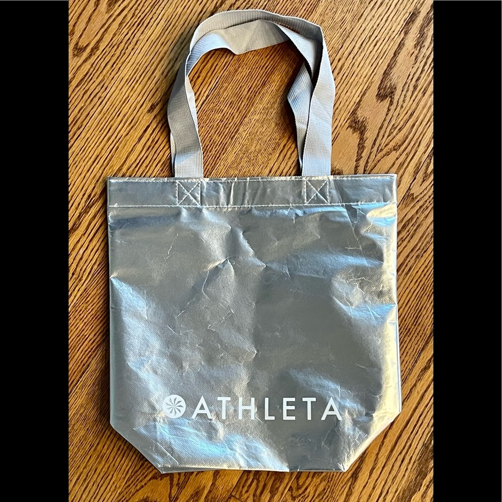 Athleta Silver Small Bag